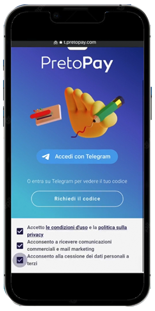 come creare il tuo Negozio su PretoPay